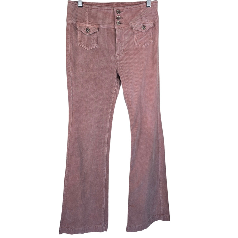 PILCRO By Anthropologie High Rise Corduroy Trouser Bootcut Women's Pants 27